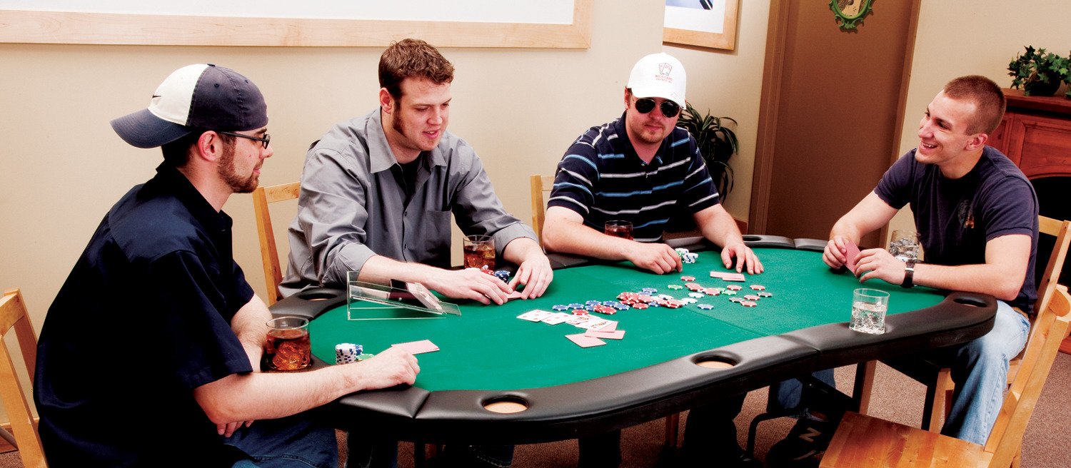 Fat Cat Texas Hold 'Em Poker Table with Drink Holders                                                                            - view number 2