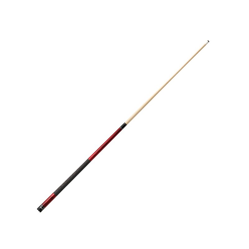 Viper 58'' Clutch Two Piece Canadian Maple Pool Cue 18 oz., Red