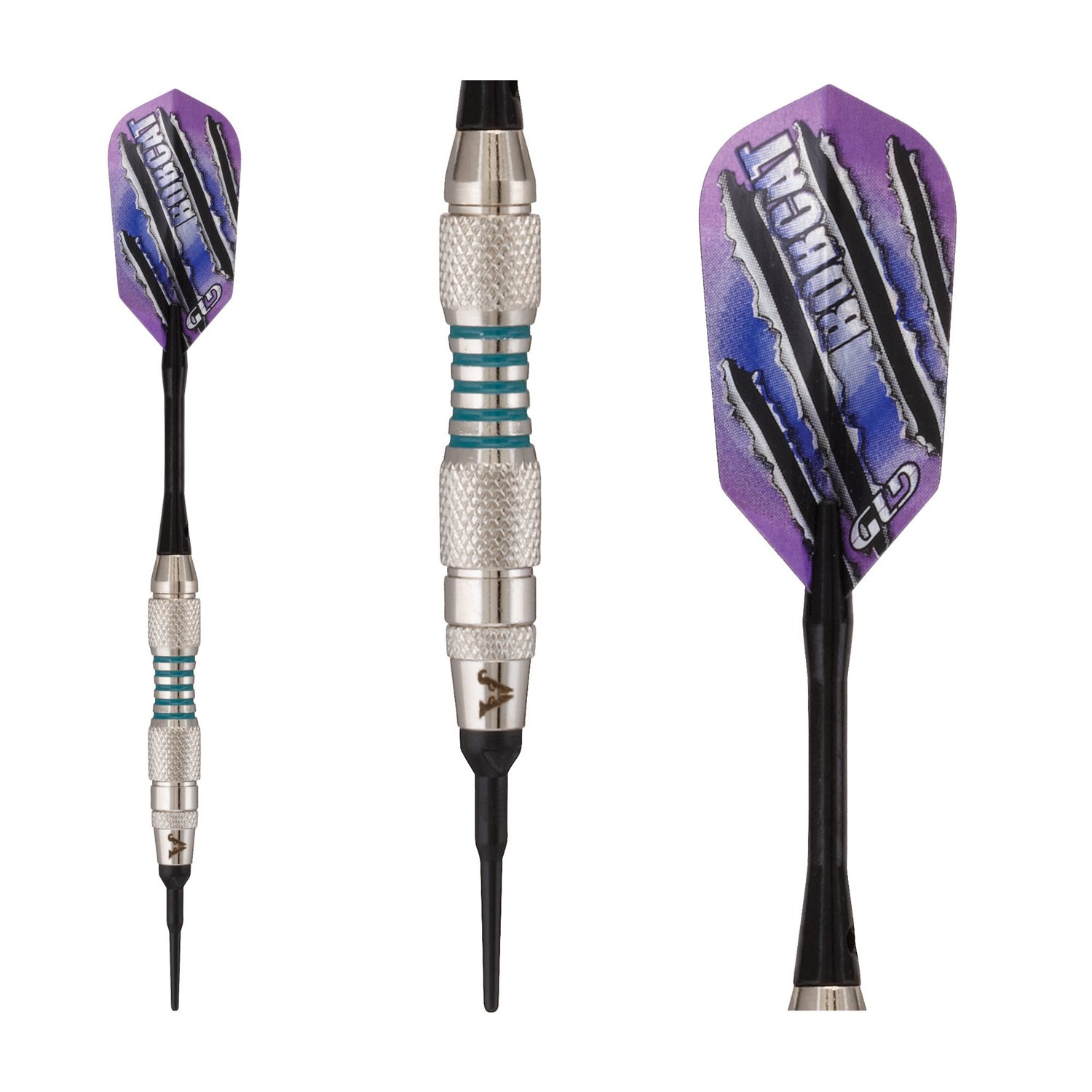 GLD Bobcat Adjustable Soft-Tip Darts 3-Pack - view number 2