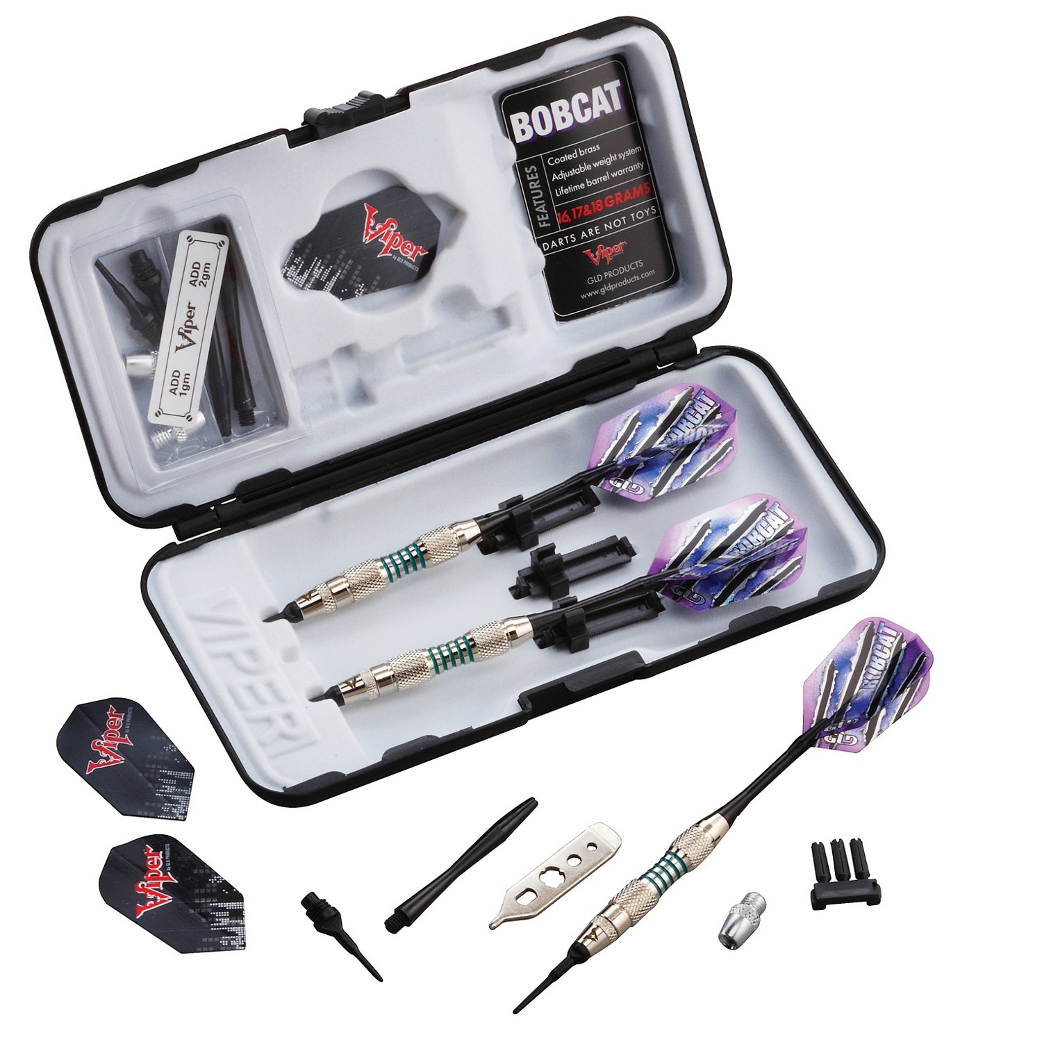 GLD Bobcat Adjustable Soft-Tip Darts 3-Pack - view number 3