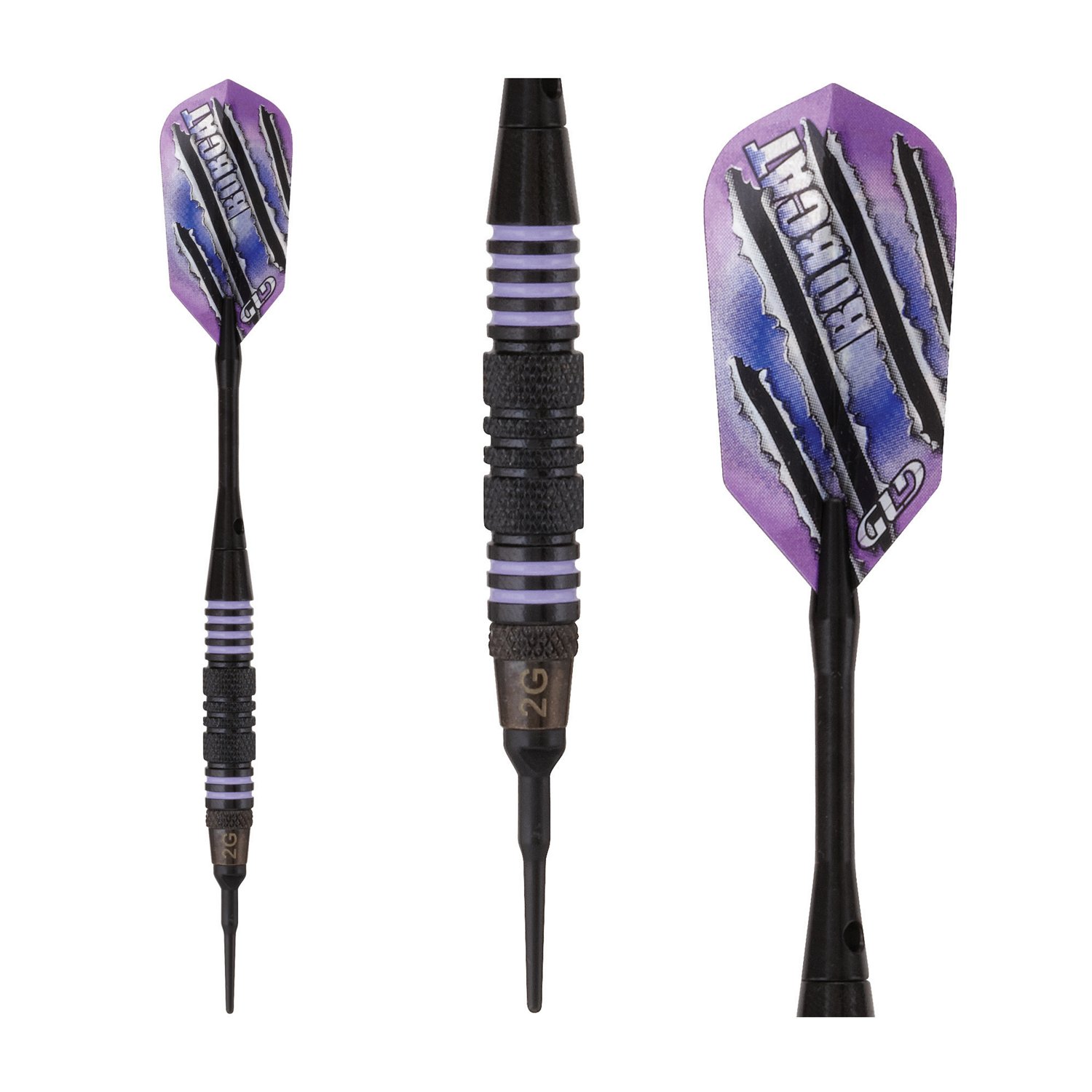 GLD Bobcat Adjustable Soft-Tip Darts 3-Pack - view number 2
