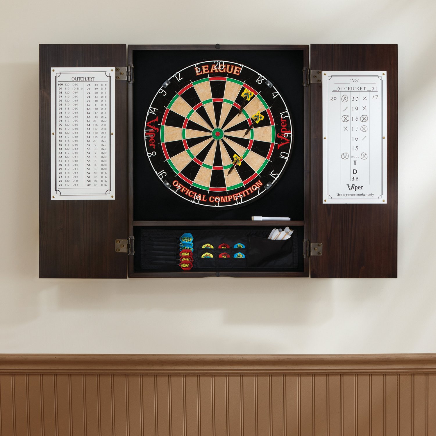 Viper Metropolitan Dartboard Cabinet                                                                                             - view number 7