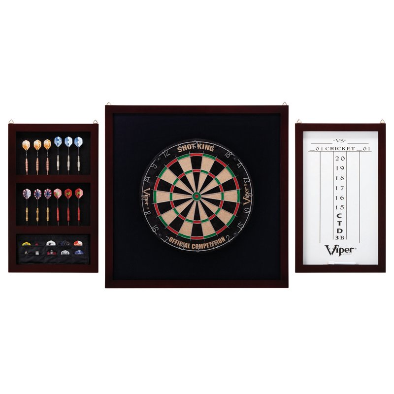 Photos - Pool Table Viper Championship Dartboard Backboard Set White/Black - Billiards And Tab 