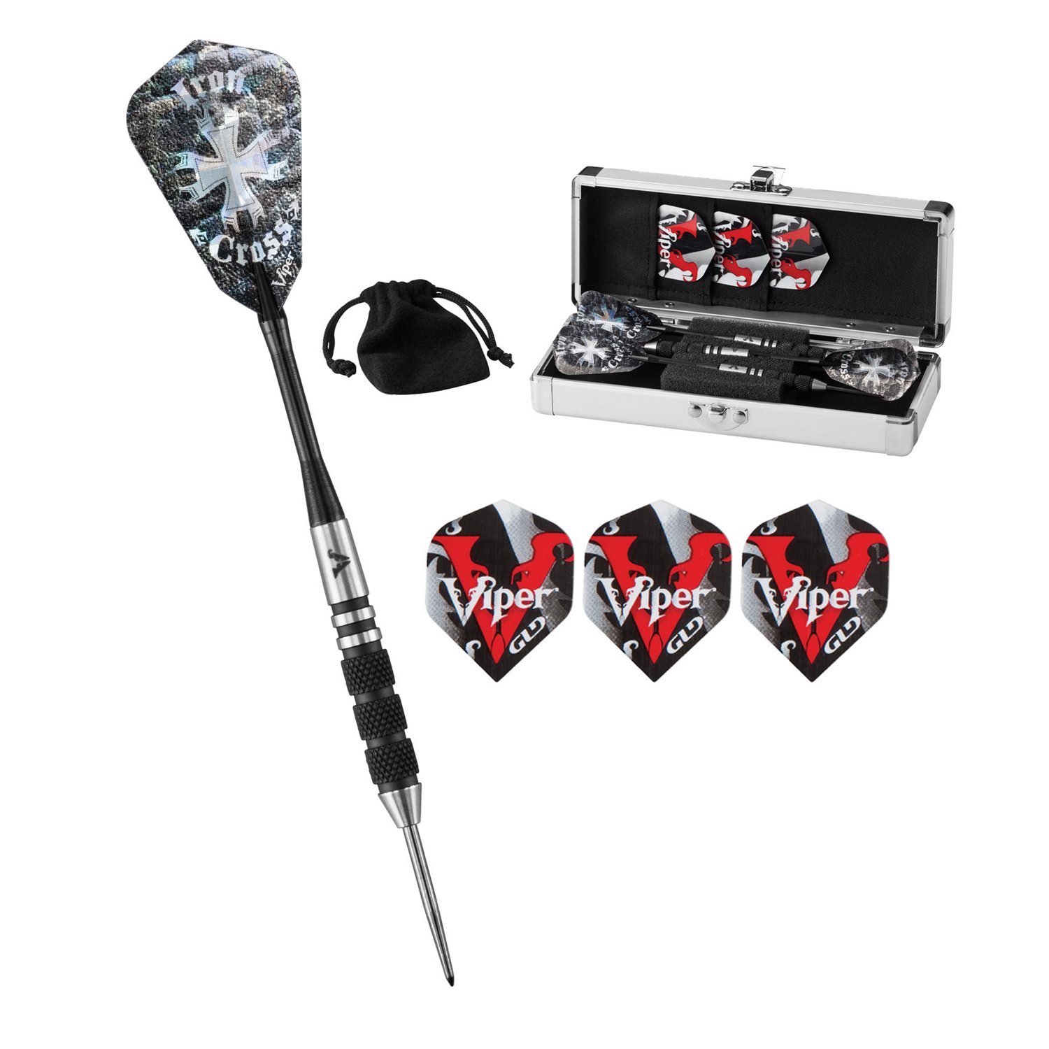 Viper Desperado Iron Cross Steel-Tip Darts 3-Pack                                                                                - view number 7