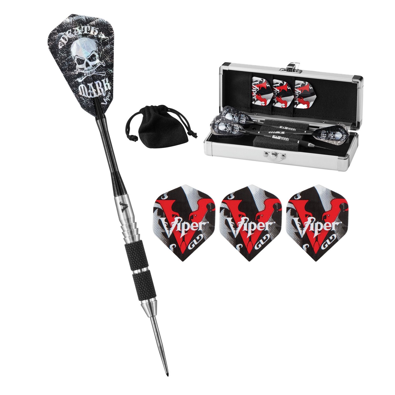Viper Desperado Death Mark 24-Gram Steel-Tip Darts 3-Pack - view number 6
