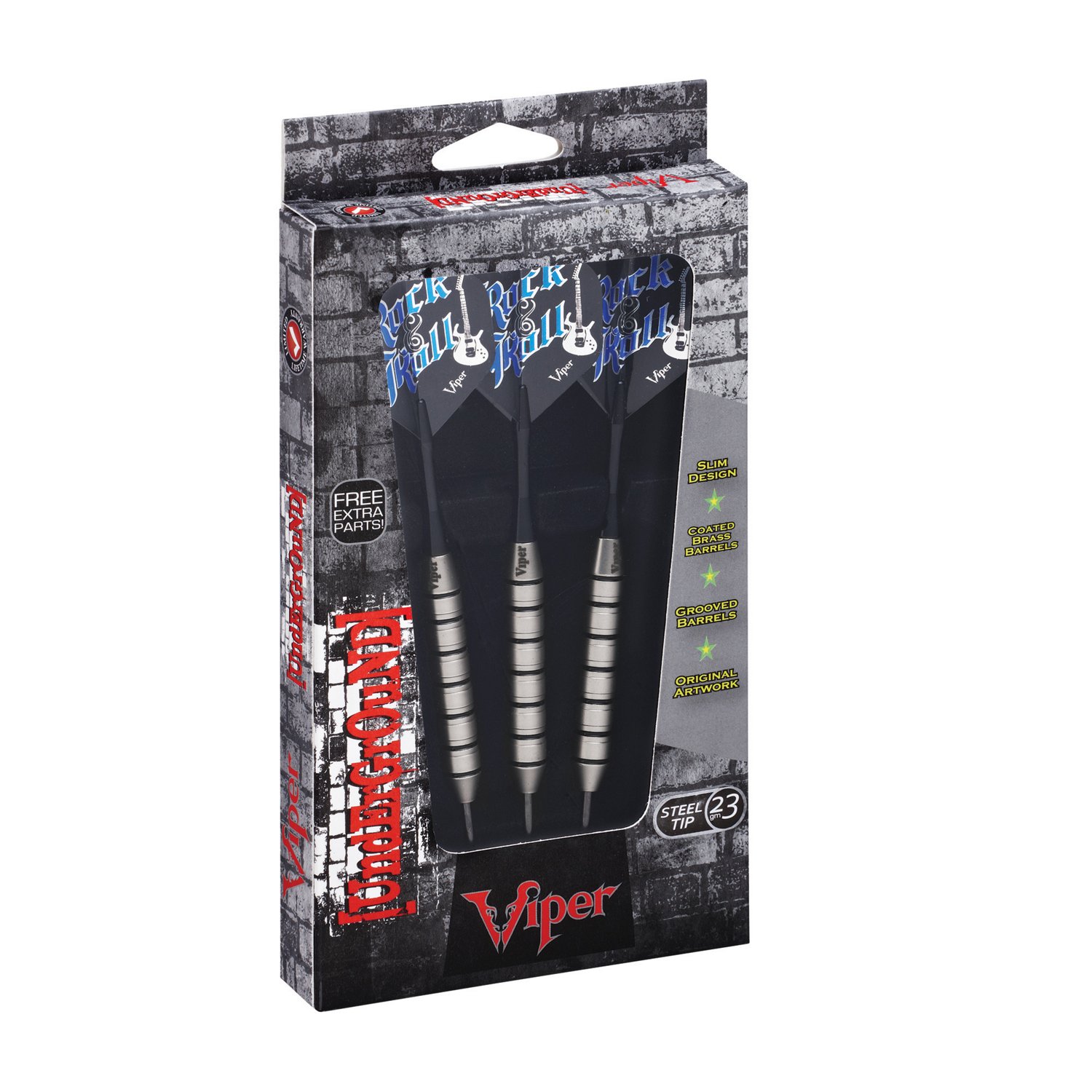 Viper Underground Rock & Roll 23-Gram Steel-Tip Darts 3-Pack                                                                     - view number 4