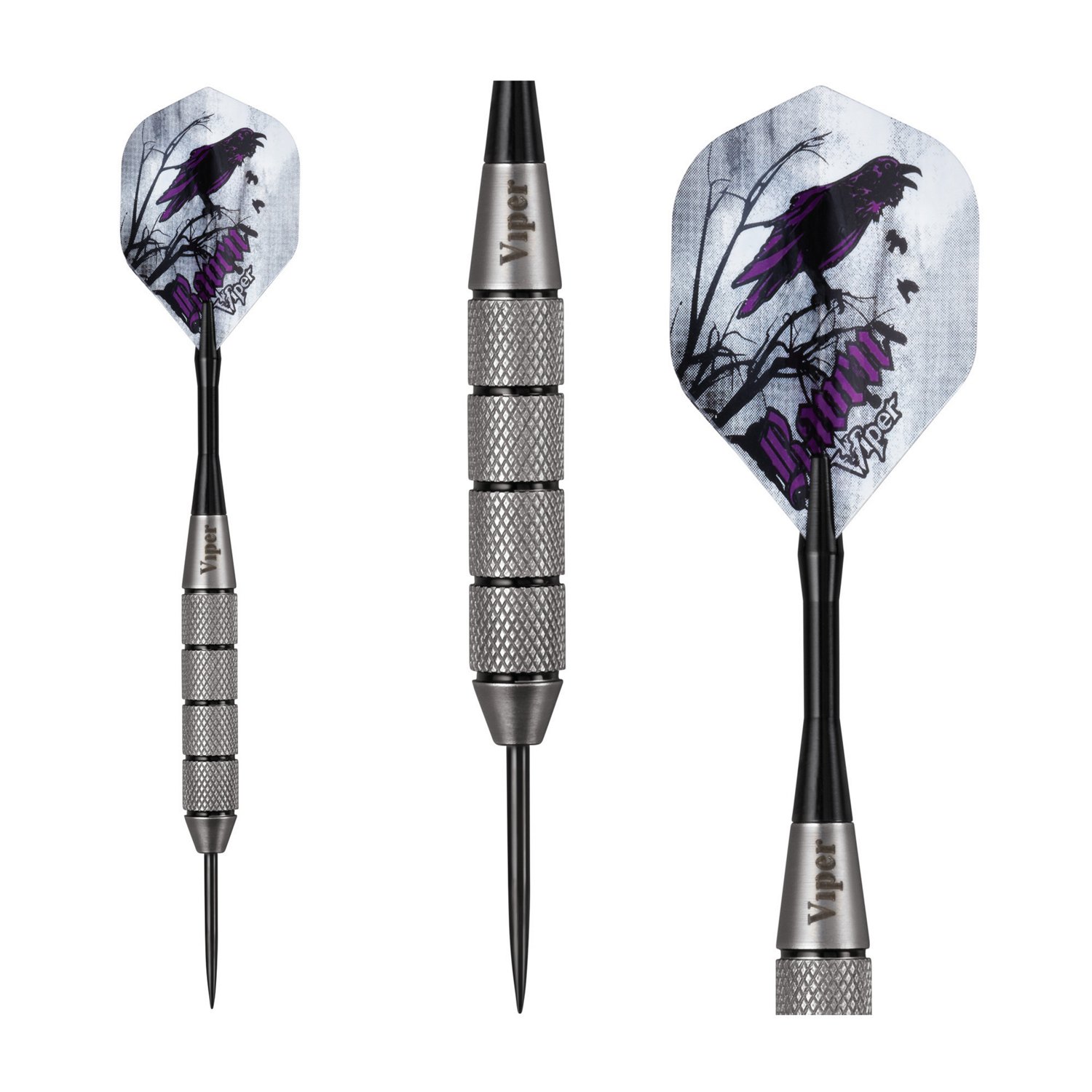 Viper Underground Raven 25-Gram Steel-Tip Darts 3-Pack                                                                           - view number 2