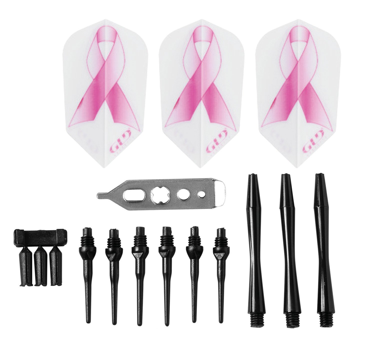 Fat Cat Pink Lady 16-Gram Soft-Tip Darts Set                                                                                     - view number 2