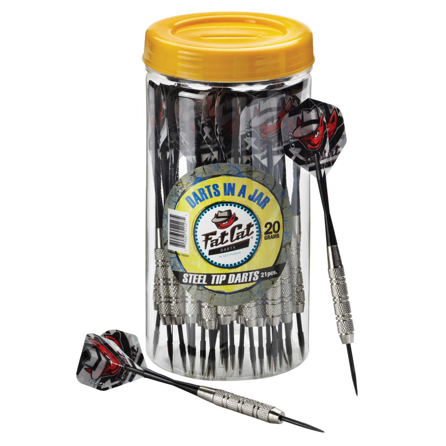 Fat Cat Darts in a Jar 20-Gram Steel-Tip Darts 21-Pack                                                                           - view number 3