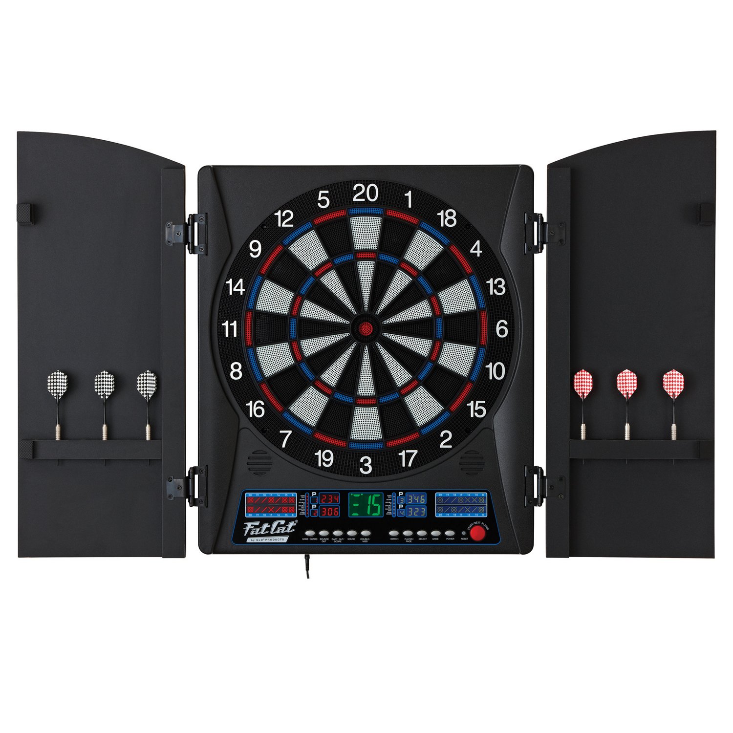 Fat Cat Electronix Electronic Dartboard with Cabinet                                                                             - view number 3