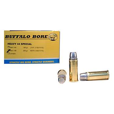 Buffalo Bore .44 Special 255-Grain Hard-Cast Keith Semi-Wadcutter Centerfire Handgun Ammunition
