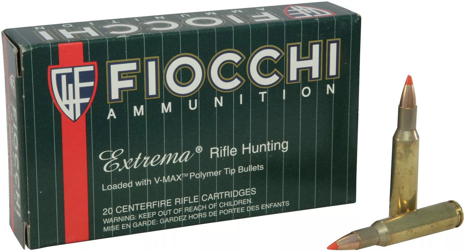 Fiocchi .222 Remington 50-Grain V-Max Centerfire Rifle Ammunition