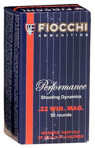 Fiocchi Extrema .22 Winchester Magnum Rimfire 40-Grain Jacketed Soft-Point Rimfire Ammunition