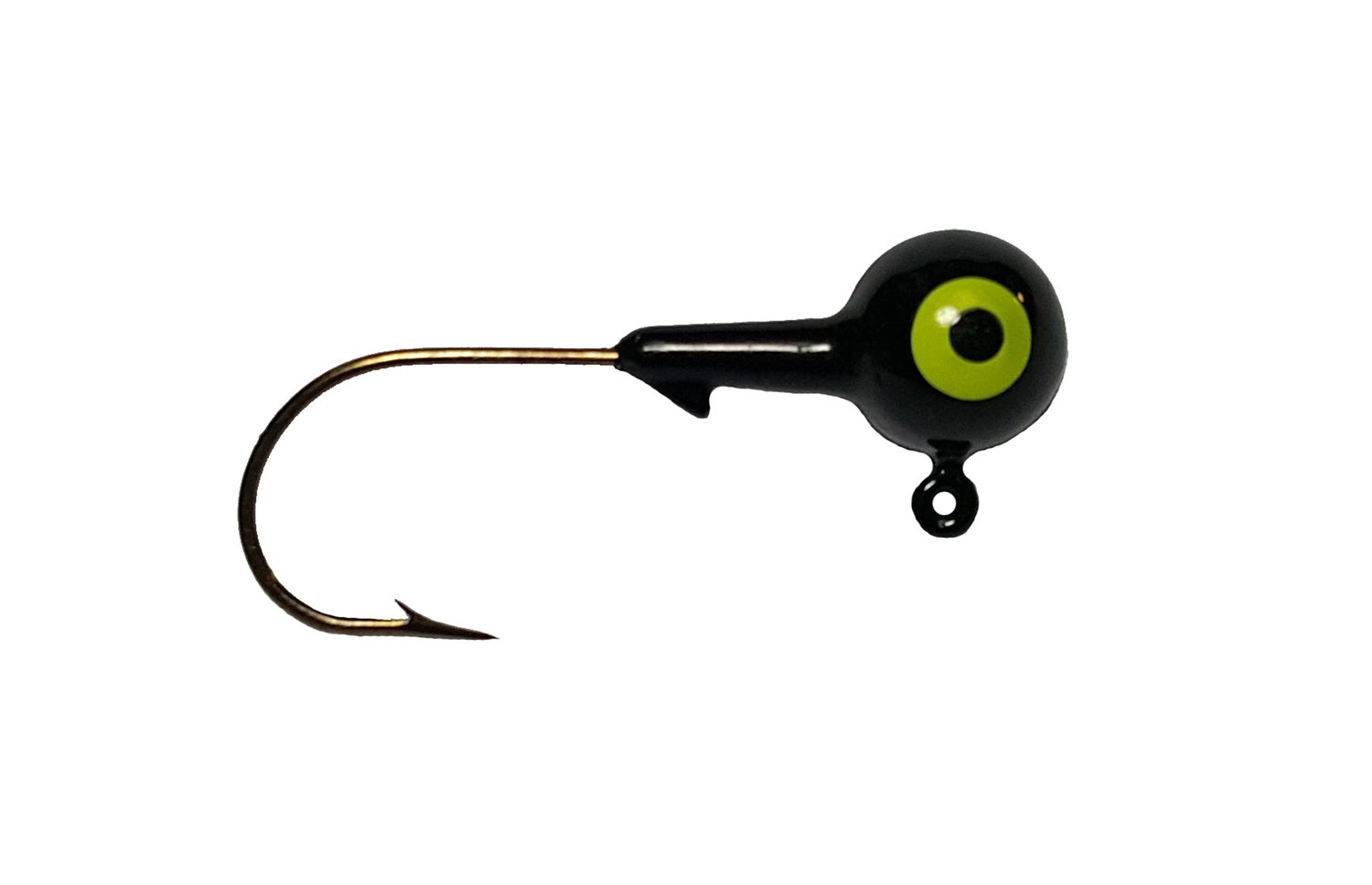 Big Bite Baits 2-Eye 1-Color Round Jigheads 10-Pack