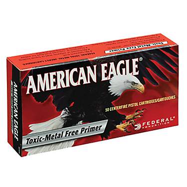 Federal Premium American Eagle IRT Total Metal Jacket Centerfire Handgun Ammunition