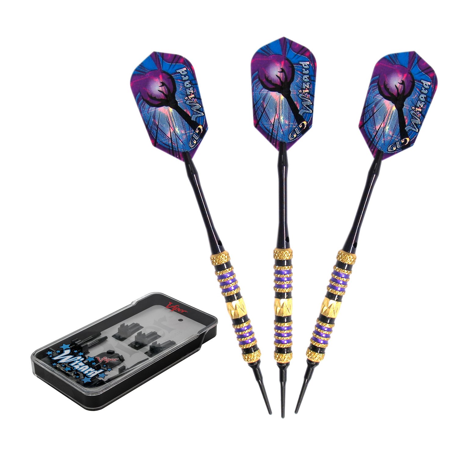 GLD Wizard 18-Gram Soft-Tip Darts 3-Pack                                                                                         - view number 1