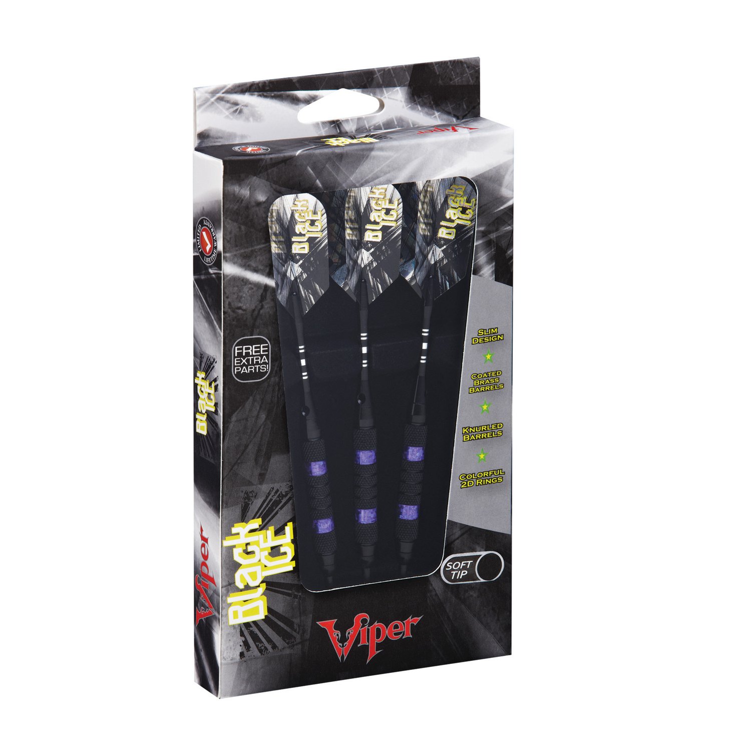 Viper Black Ice Soft-Tip Darts 3-Pack - view number 3
