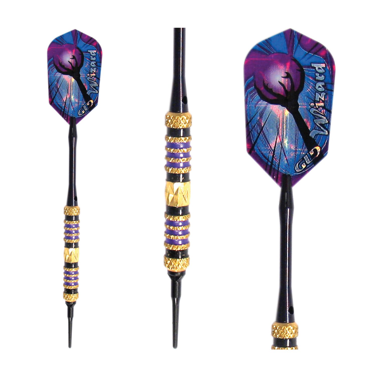 GLD Wizard 18-Gram Soft-Tip Darts 3-Pack                                                                                         - view number 2