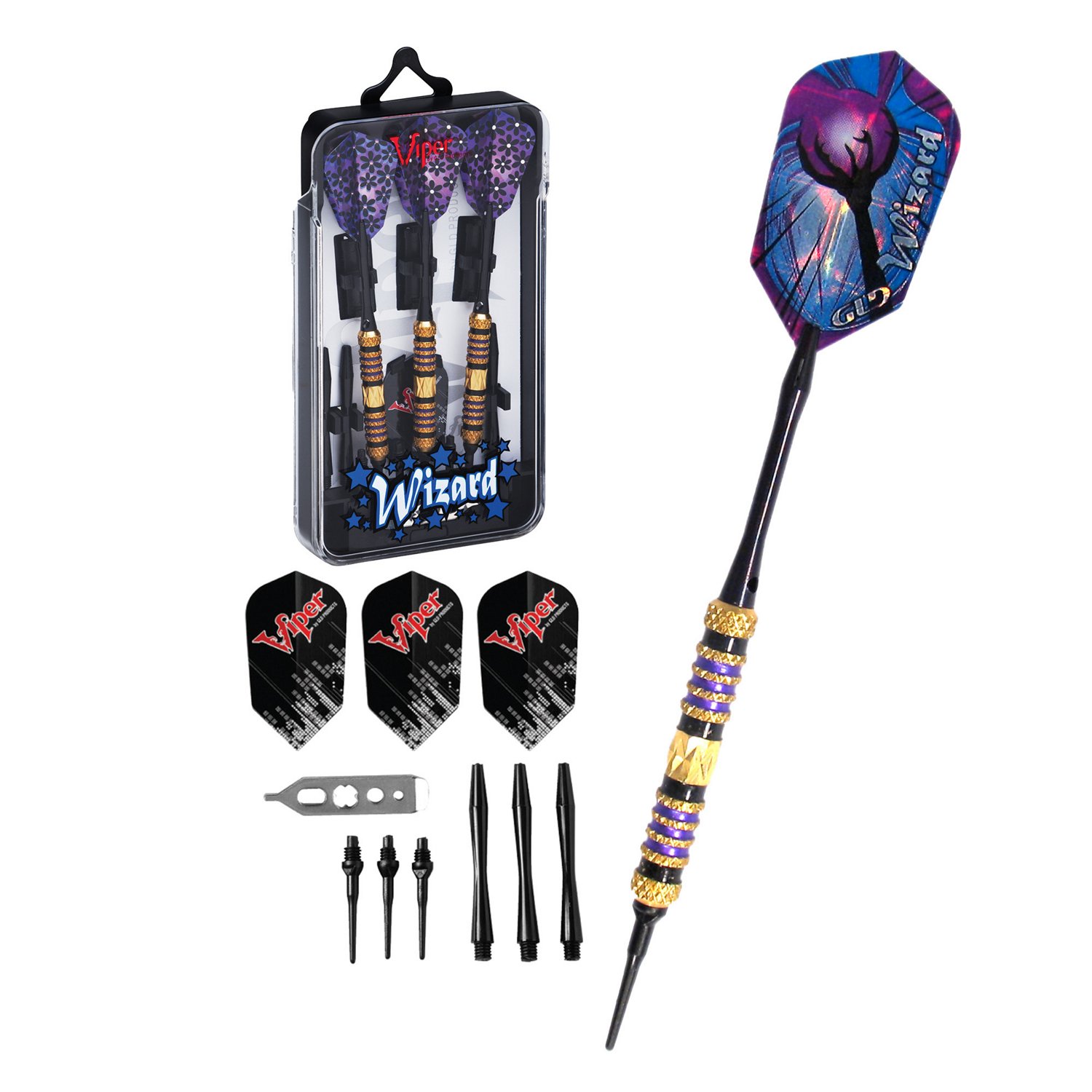 GLD Wizard 18-Gram Soft-Tip Darts 3-Pack                                                                                         - view number 4