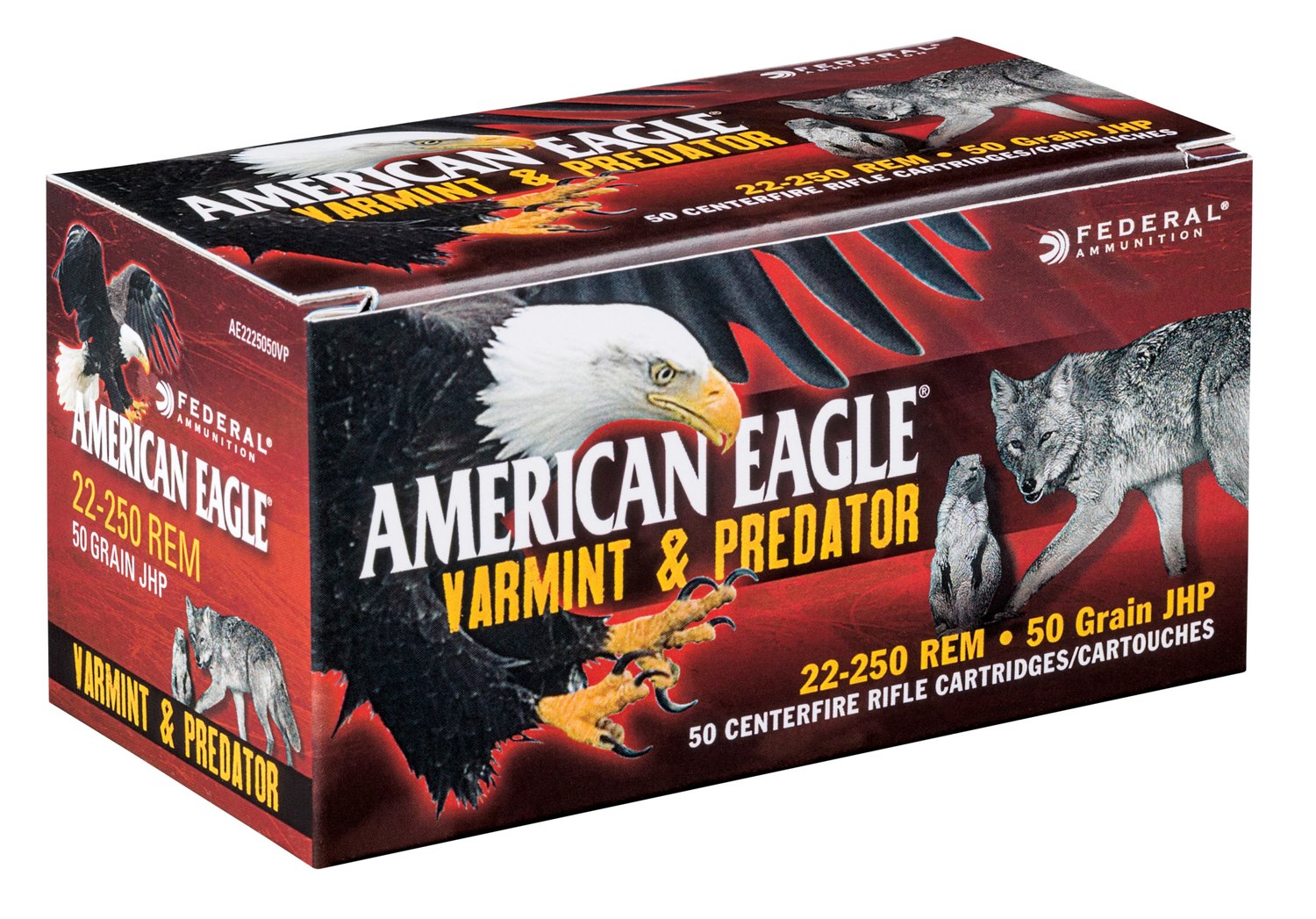 Federal® American Eagle® Varmint and Predator Full Metal Jacket .243 Win. 75-Grain Ammunition                                  - view number 1
