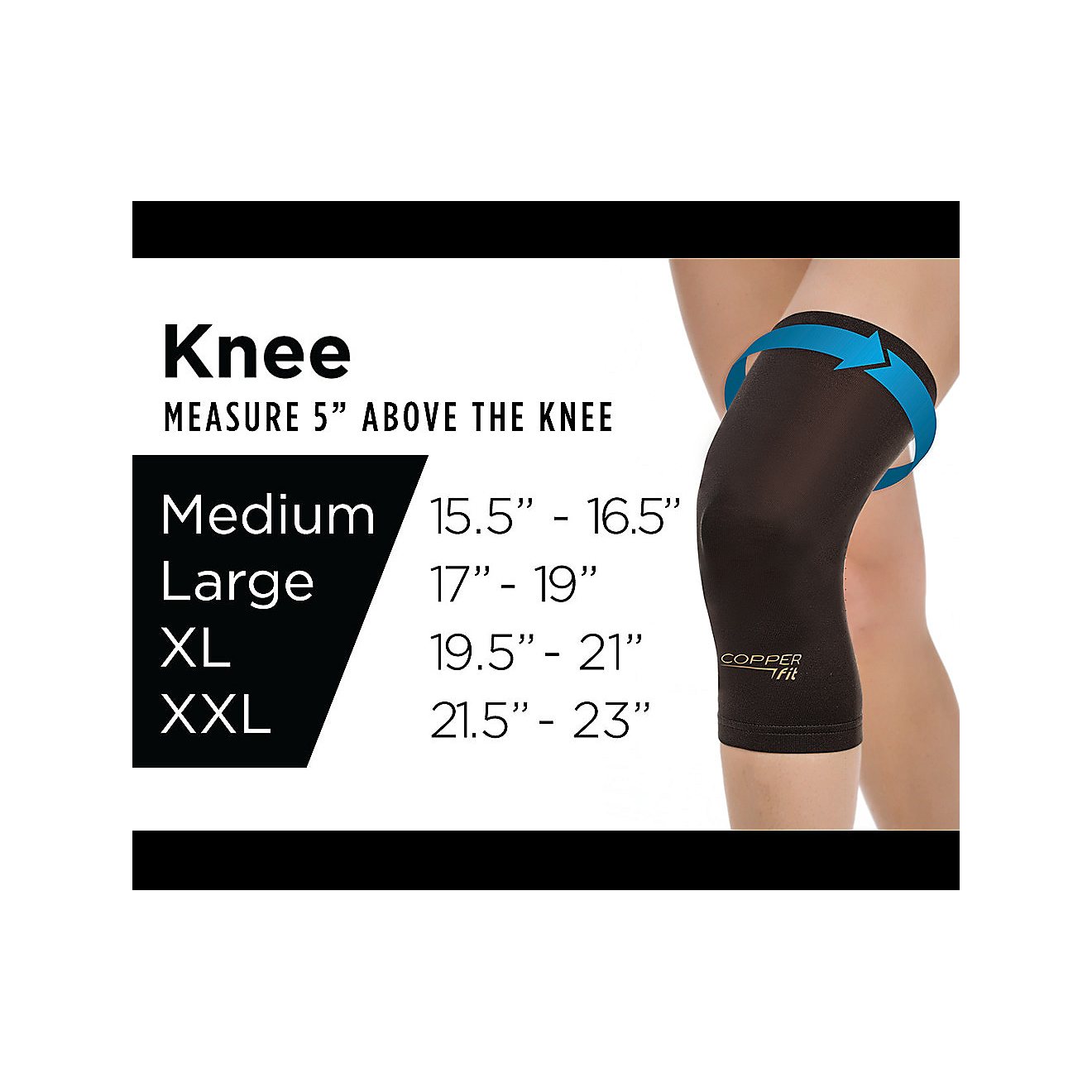Copper Fit Adults' Knee Sleeve                                                                                                   - view number 2