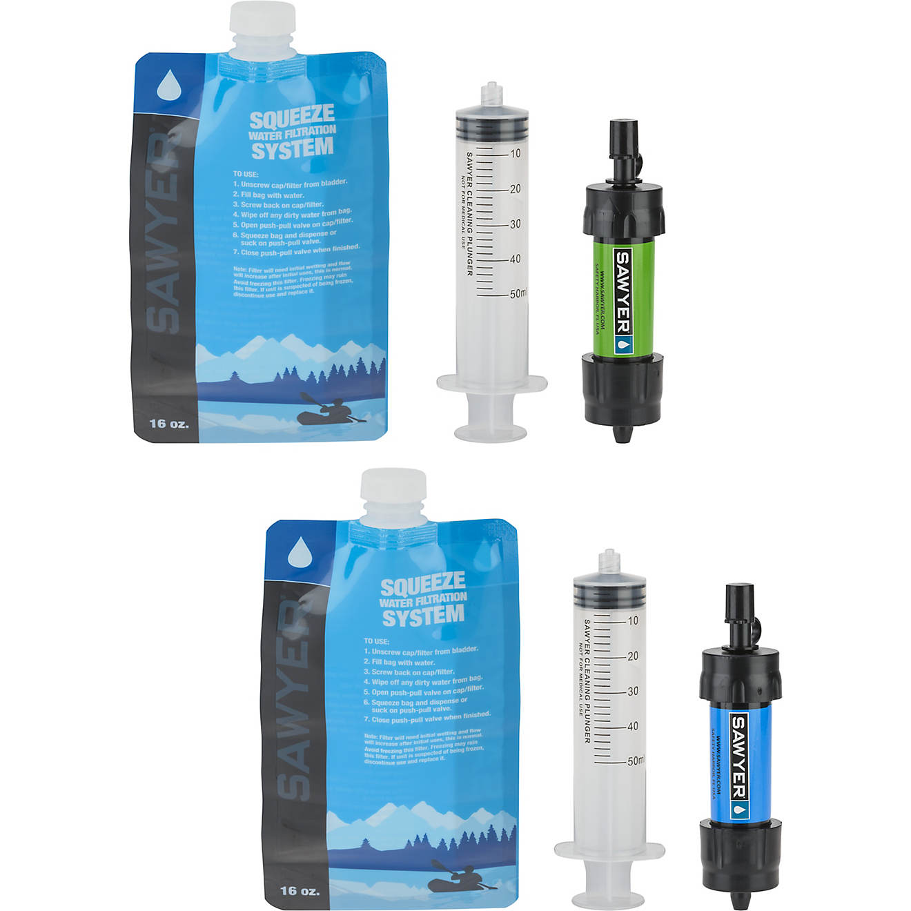 skole mount frelsen Sawyer MINI Water Filters 2-Pack | Academy