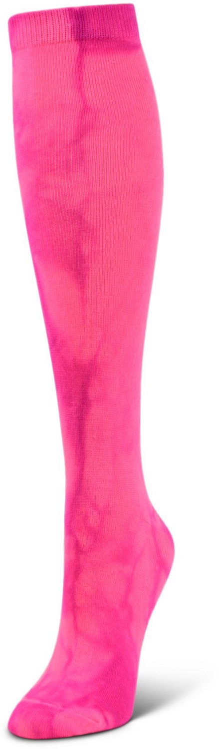 SOCKSSS: Two-Pack Pink Tie-Dye Socks