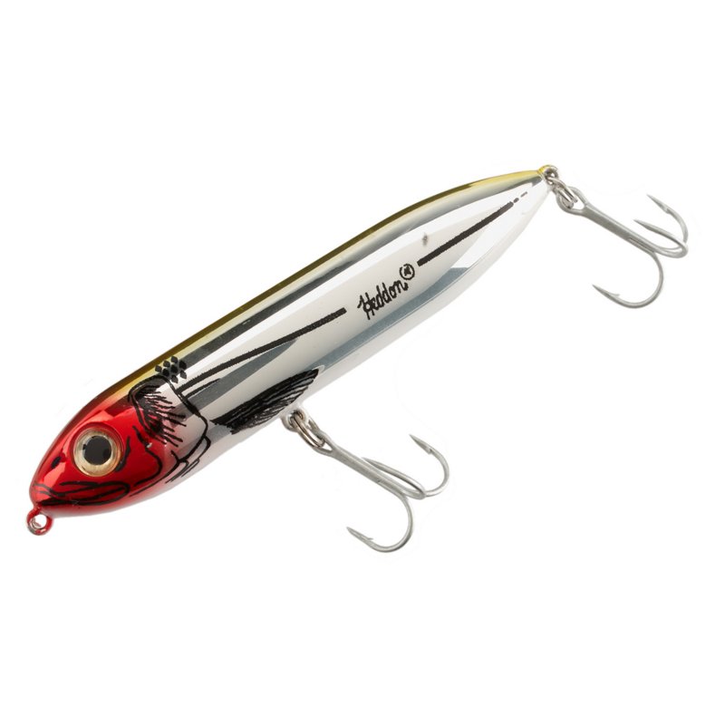 Heddon Super Spook Junior 3-1/2" Topwater Bait Silver - Salt Water Hard Baits at Academy Sports