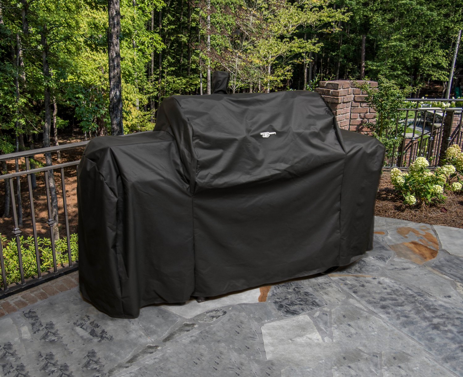Oklahoma Joe's Longhorn Charcoal/Gas Grill and Smoker Cover                                                                      - view number 2