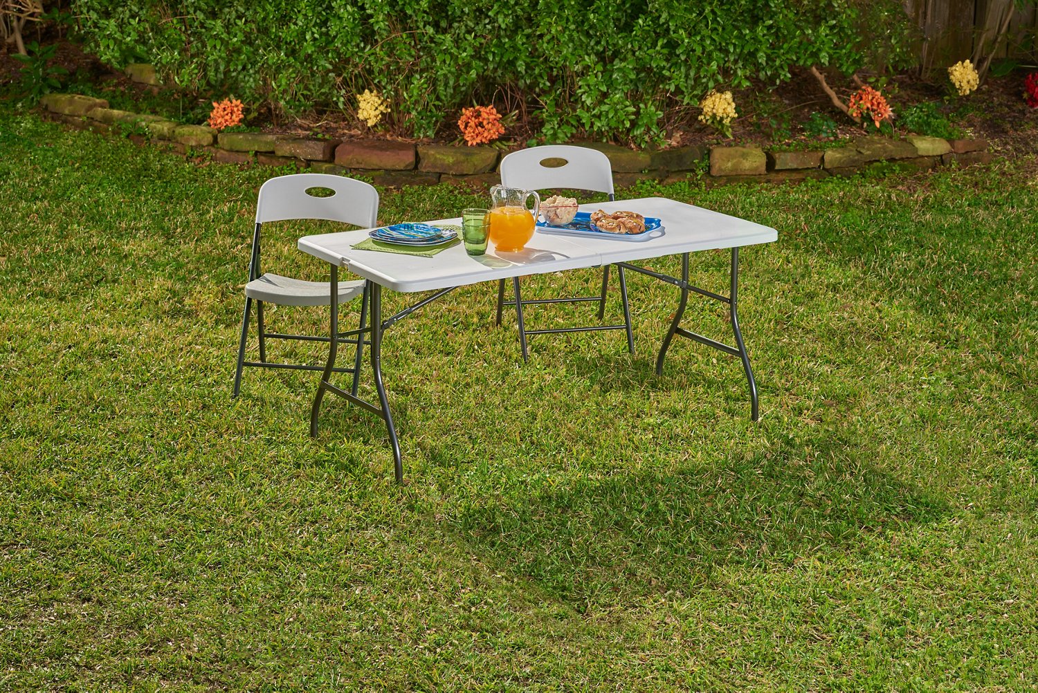 Academy Sports + Outdoors 5 ft Half Folding Table                                                                                - view number 4