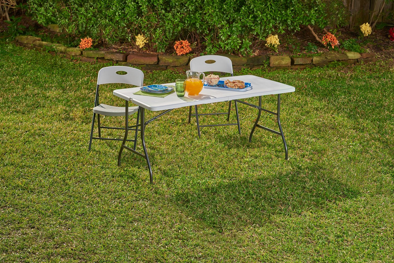 Academy Sports + Outdoors 5 ft Half Folding Table - view number 4