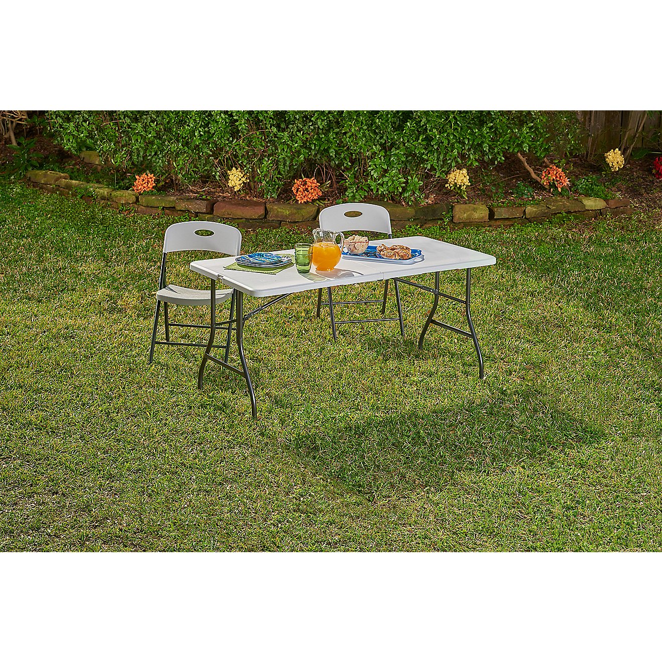 Academy Sports + Outdoors 5 ft Half Folding Table                                                                                - view number 4