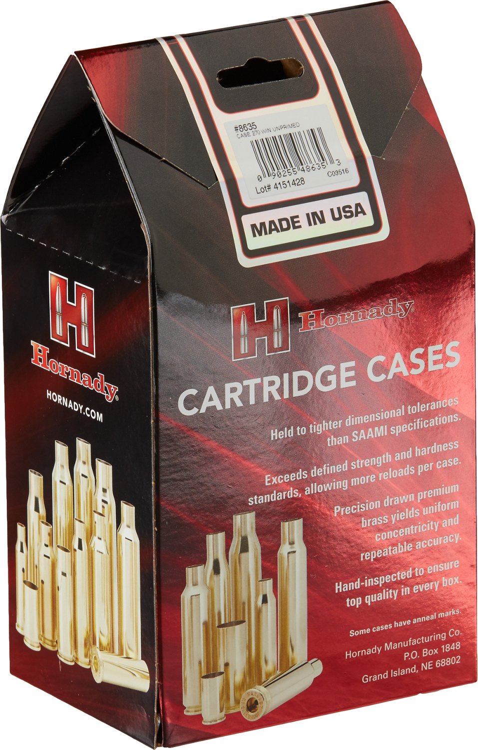 Hornady .270 Winchester Unprimed Cases - view number 2