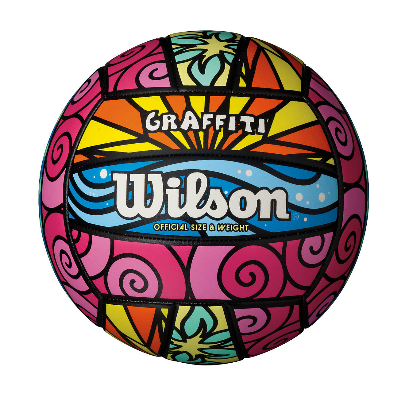 Wilson Adult Graffiti™ Outdoor Volleyball                                                                                      - view number 1