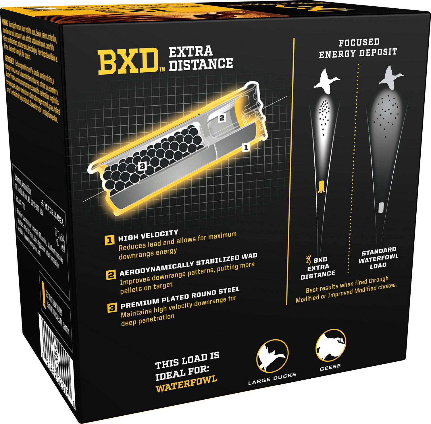 Browning BXD Extra-Distance BB Steel Waterfowl 12 Gauge Shotshells                                                               - view number 2