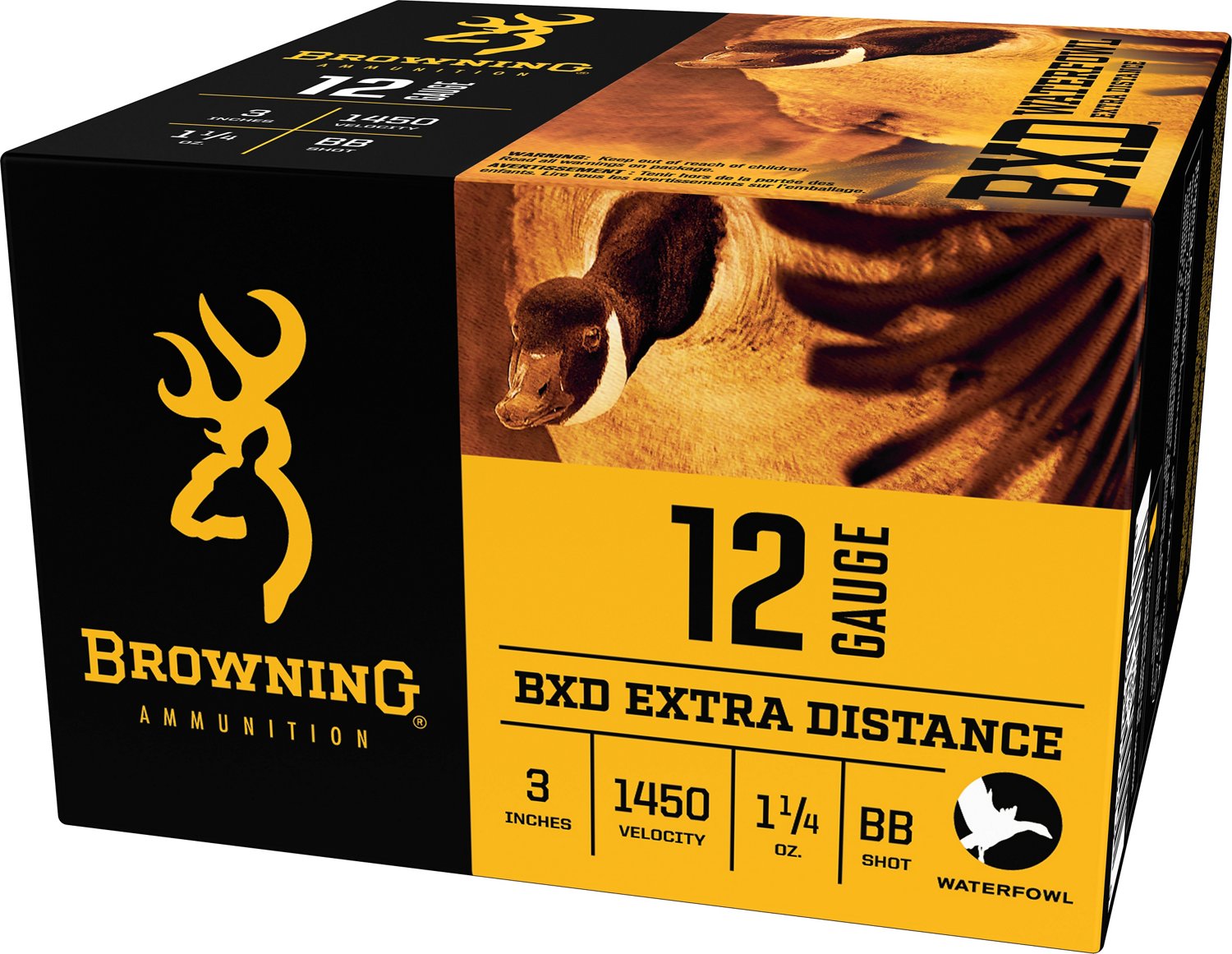 Browning BXD Extra-Distance BB Steel Waterfowl 12 Gauge Shotshells                                                               - view number 3