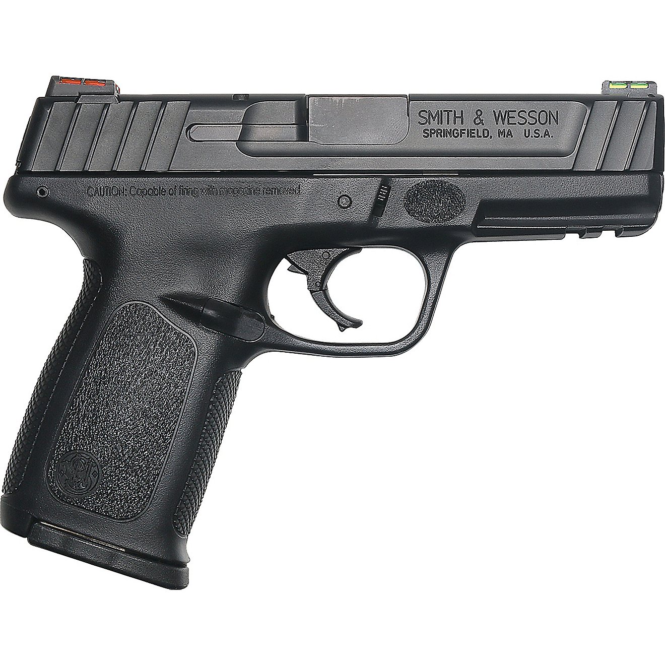 Smith & Wesson SD9 Self-Defense Hi-Viz Fiber Optic 9mm Full-Sized 16-Round Pistol                                                - view number 1