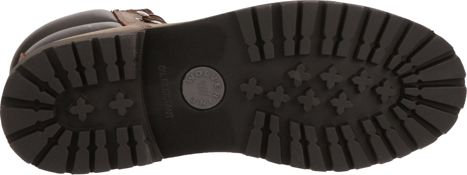 Wolverine Men's Iron Ridge Steel EH Steel Toe Lace Up Work Boots Academy