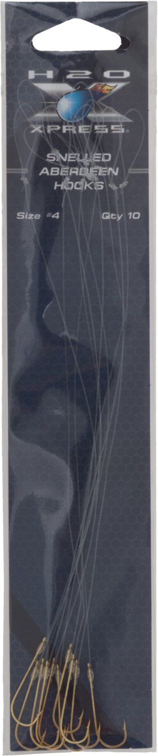 H2O XPRESS™ Snelled Aberdeen Hooks 10-Pack - view number 2