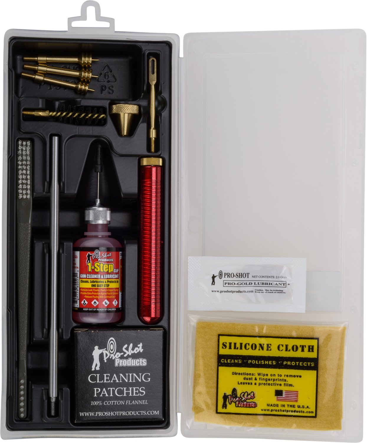 Pro Shot Nylon Pistol Bore Brush Fits .38/.380/9mm/.40/10mm/.41/.44/.45 - Presleys Outdoors