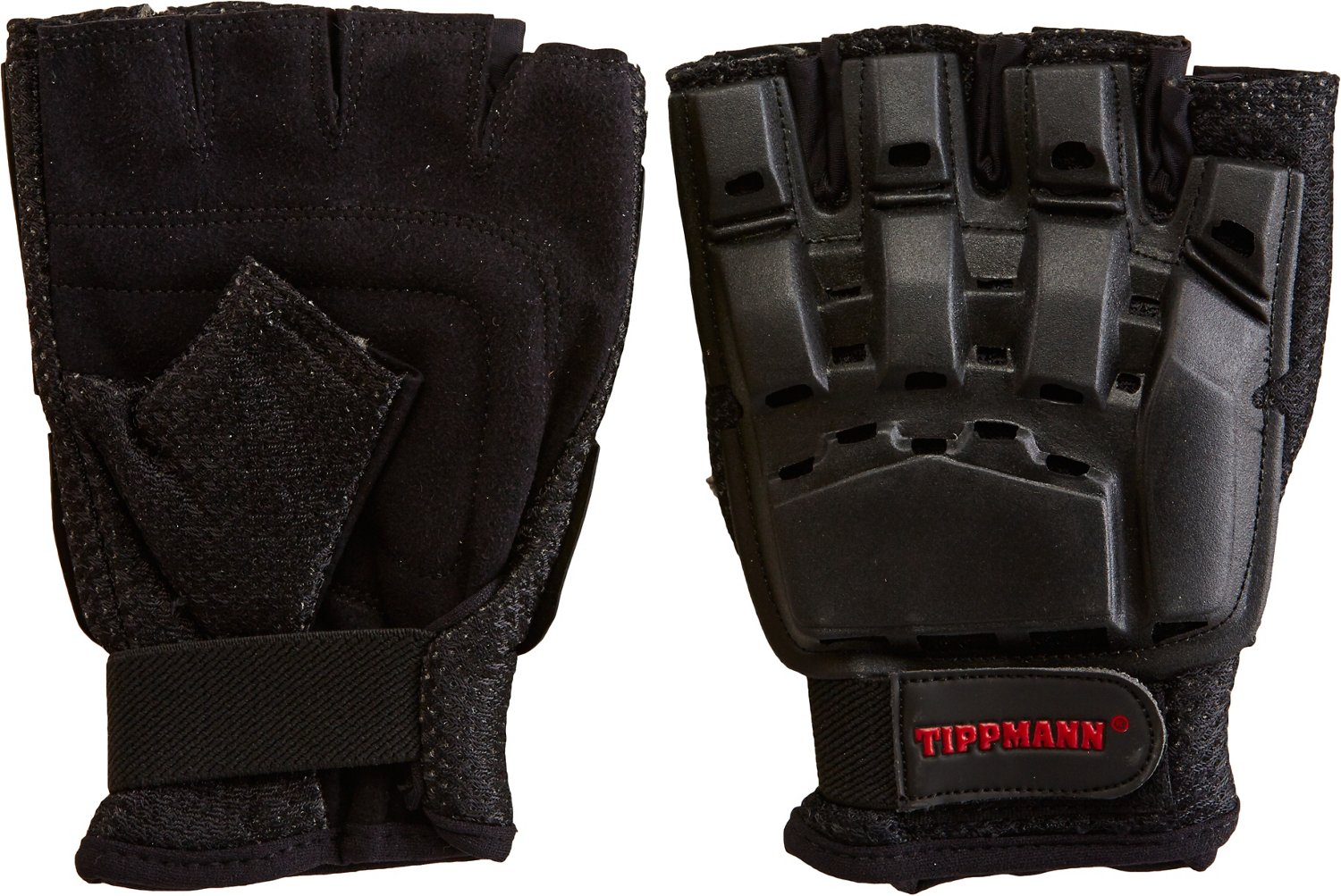 Tippmann Adults' Armored Fingerless Paintball Gloves