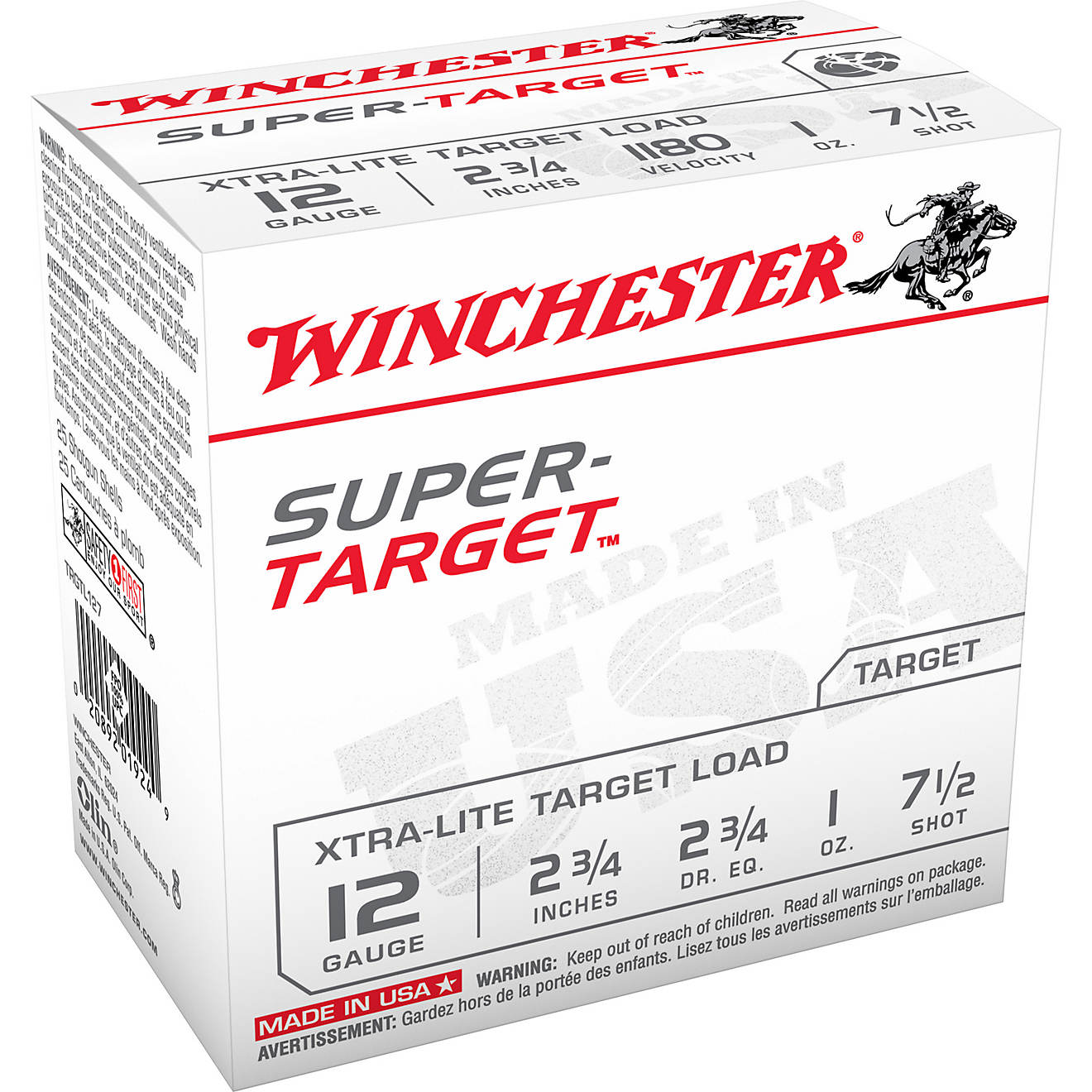 Winchester Super Target 12 Gauge Shotshells - 25 Round Box                                                                       - view number 1