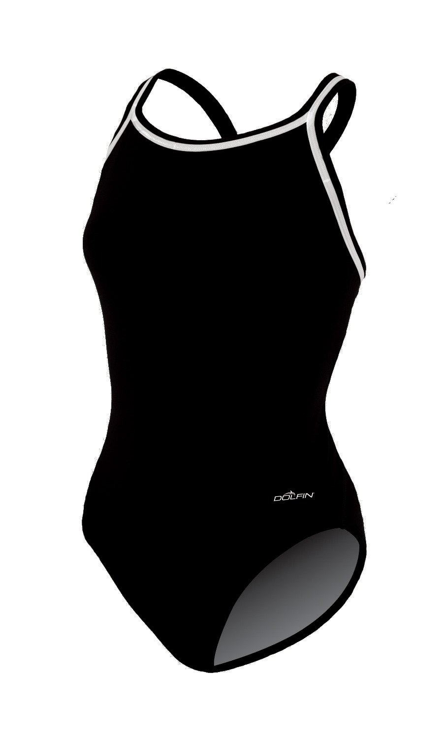 Dolfin Women's DBX Back Solid 1-Piece Swimsuit                                                                                   - view number 3