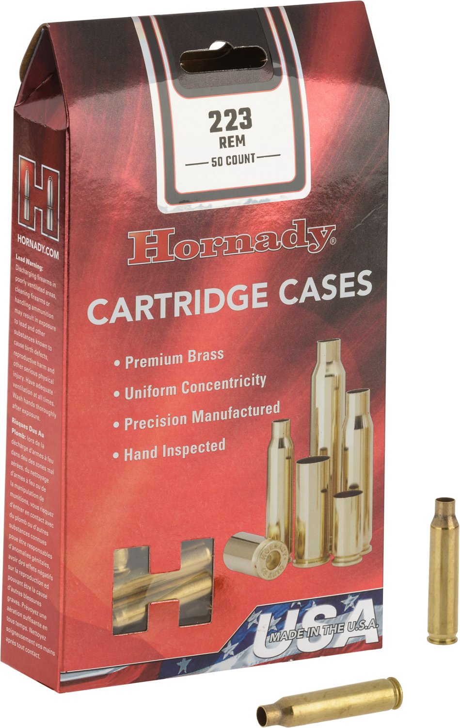 NEW MATCH GRADE NOSLER .223 REM BRASS, UNPRIMED CASES - MADE IN USA - 250 Ct