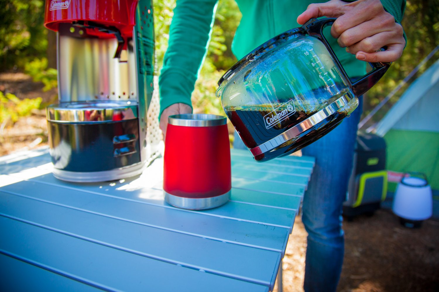 Product Review: Coleman 10-Cup Portable Propane Coffeemaker with Stainless  Steel Carafe - OutdoorHub.com