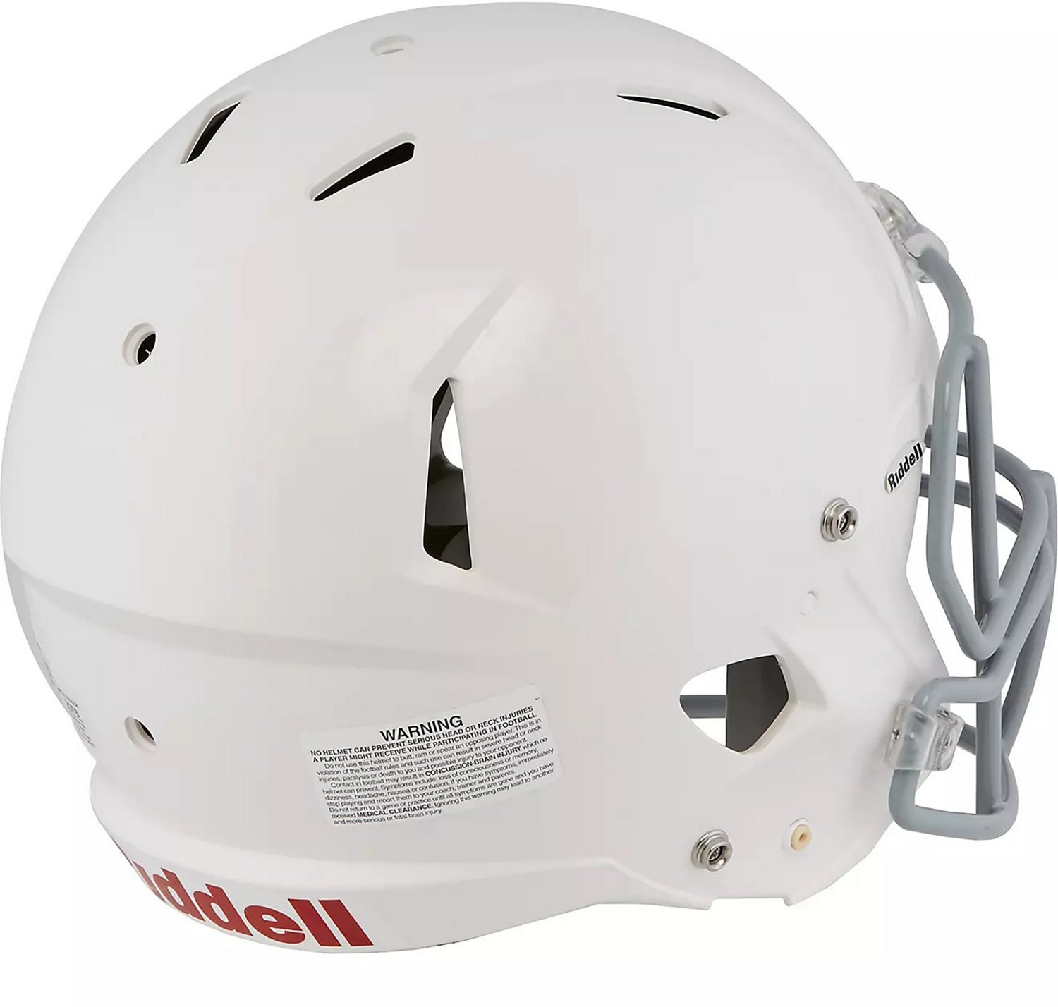 : Riddell Victor Youth Football Helmet , White/Gray, Medium :  Sports & Outdoors