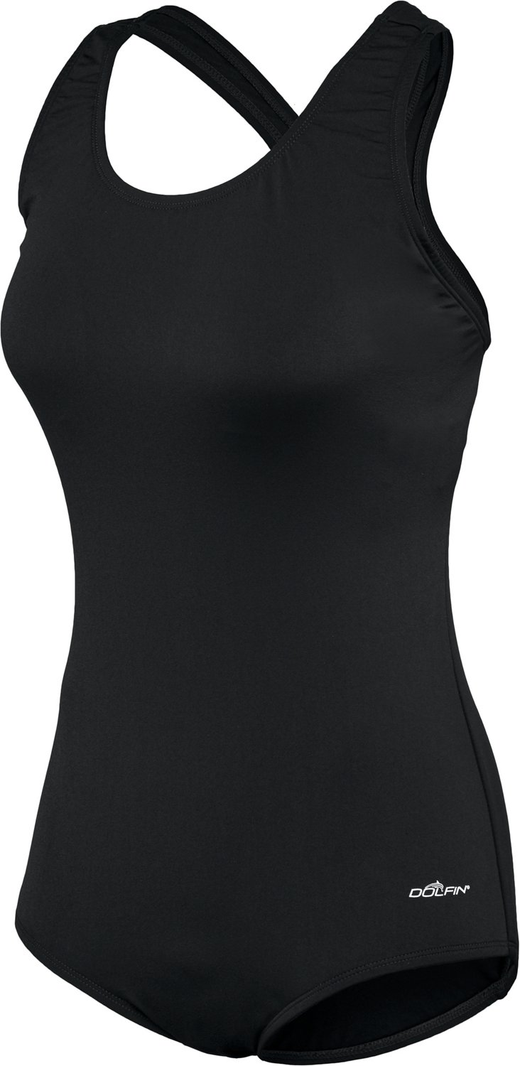 Dolfin Women's Conservative 1-Piece Lap Suit                                                                                     - view number 1