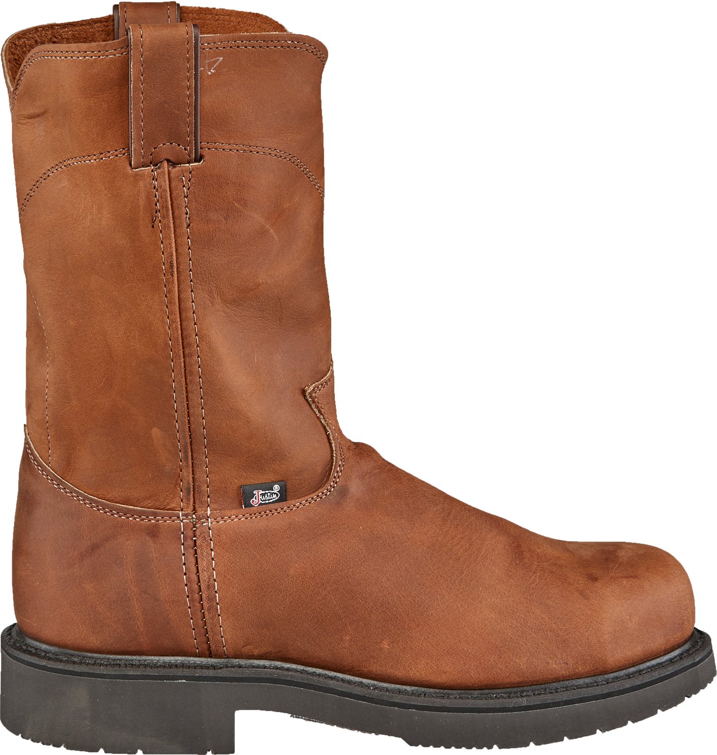 Justin steel toe shop work boots academy