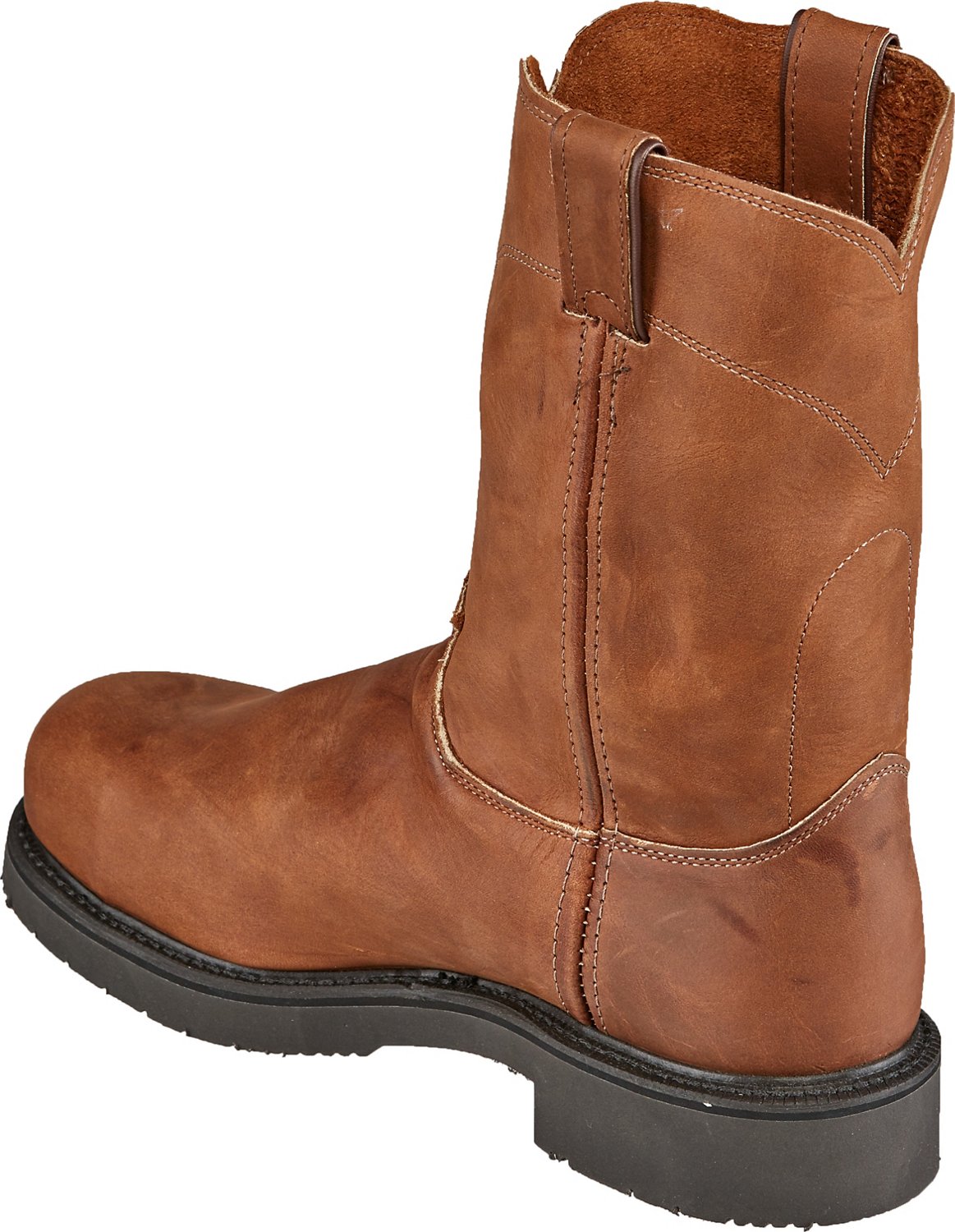 Justin Men's Aged Bark EH Steel Toe Wellington Work Boots - view number 3
