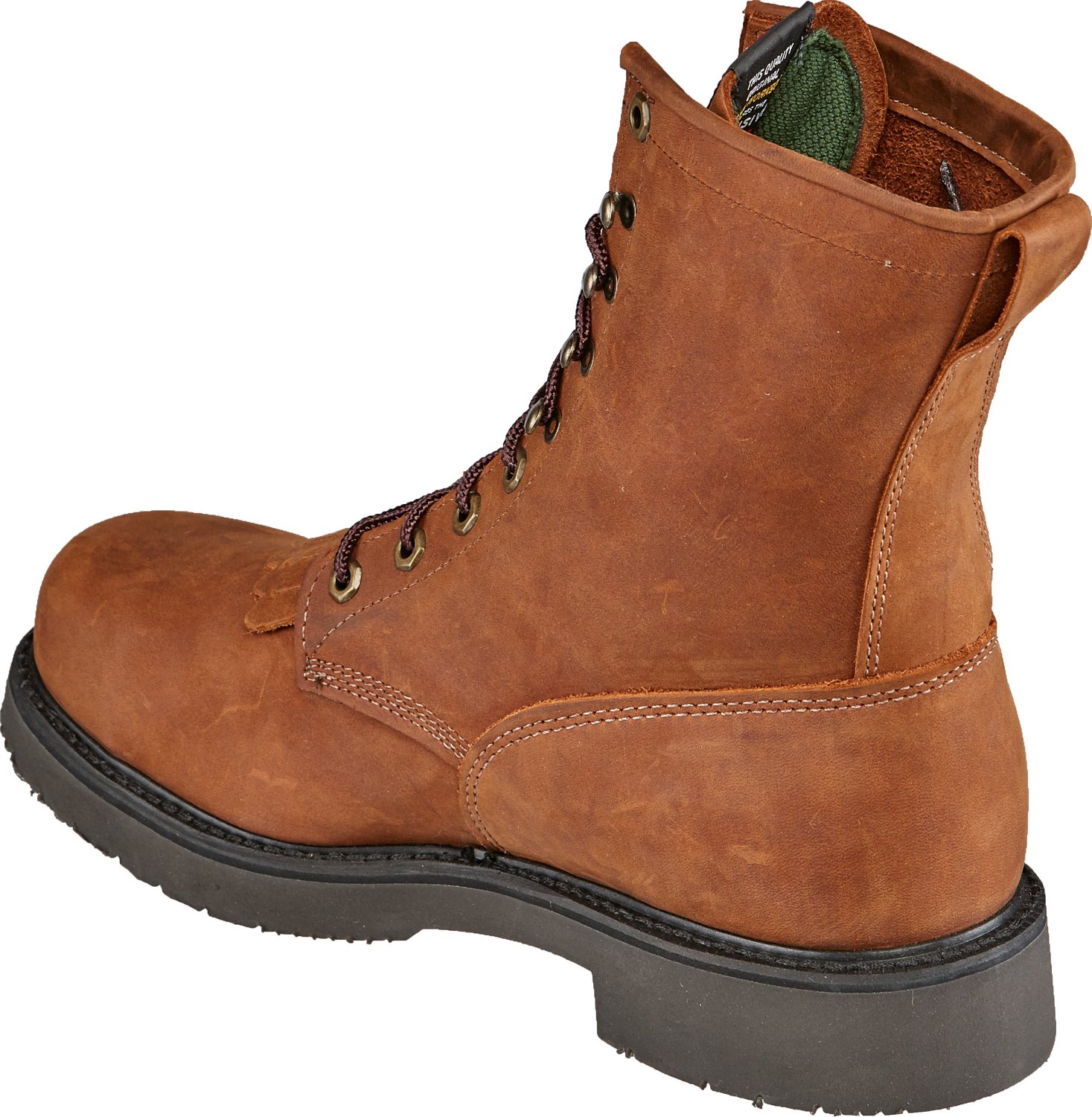 Justin Men's Aged Bark EH Steel Toe Lace Up Work Boots - view number 3